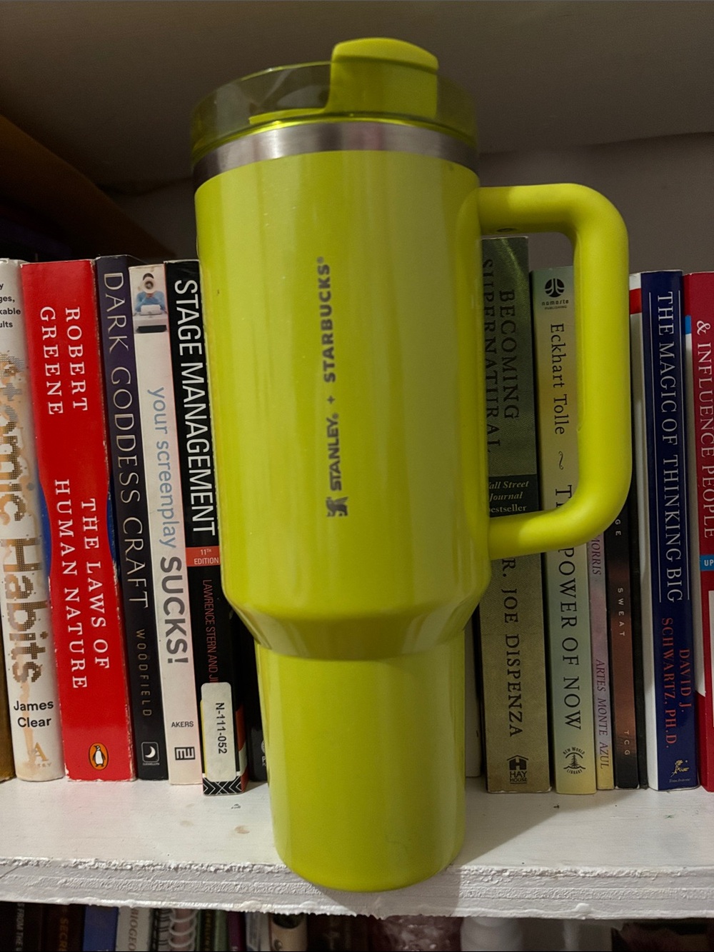 Starbucks x Stanley Lime Green Travel Mug with Handle